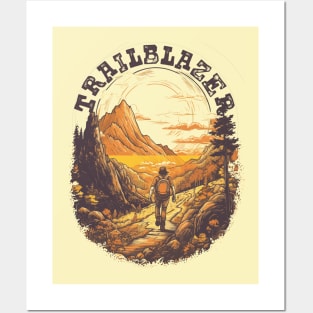 Trailblaze Your Way Through Nature - Hiking and Camping Posters and Art